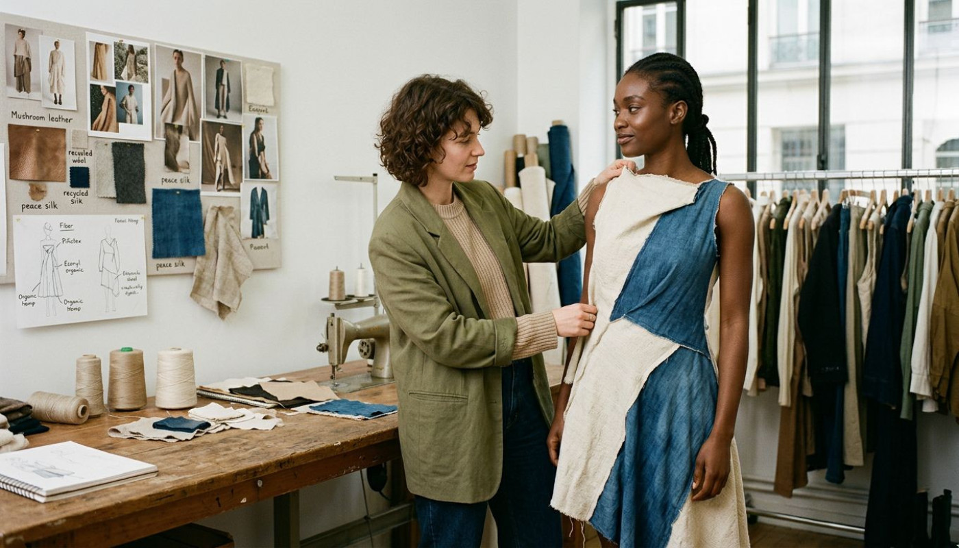 Impact des textiles durables sur les tendances de la haute couture